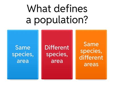 Population Dynamics Quiz W3 GRADE 6