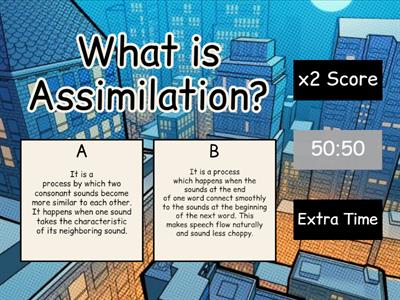 Assimilation theory Quiz