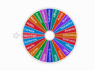 RULETA DE 1º DE PRIMARIA