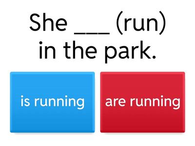 Present Progressive Practice