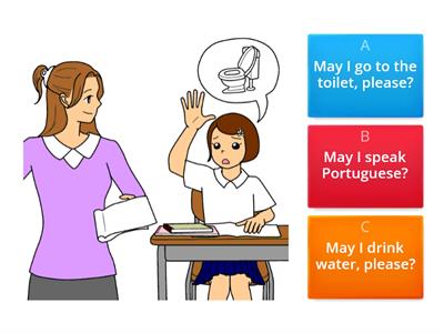 Classroom language - Quiz