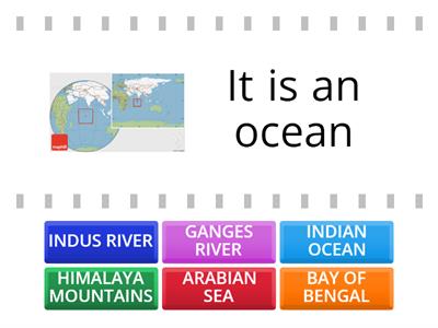 SOUTH ASIA PHYSICAL MAP