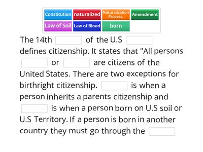 Rule of Law, Citizenship, Obligations & Responsiblities