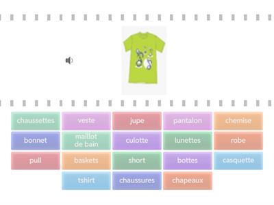  Les vêtements +audio sans articles