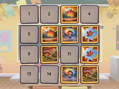  Гра меморі "Осіння казка"