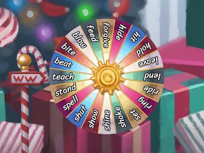 4º ESO VERB LIST - SPIN THE WHEEL