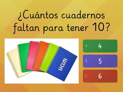 ¿Cuánto falta para llegar a 10?