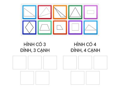 HÌNH TAM GIÁC, HÌNH TỨ GIÁC