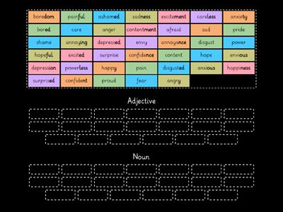 Word families (suffixes) - Solutions Interm 3ed unit 3E