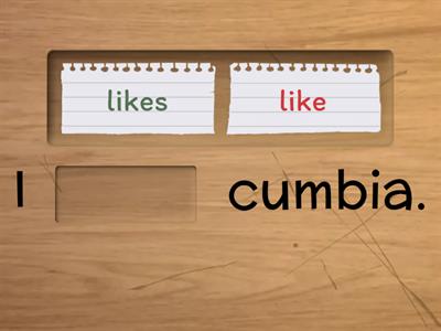 Simple present: affirmative sentences