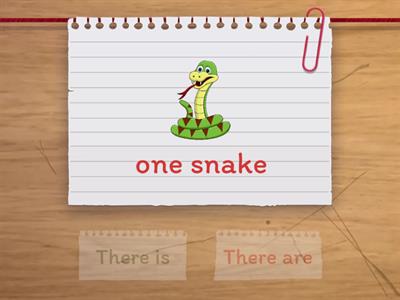  There is/there are..