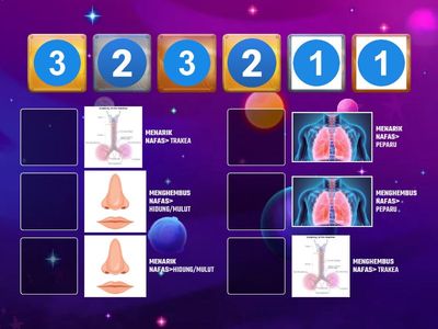Sains Tahun 4- Pernafasan Manusia Siri 1(Cg Hamizah) ARAHAN: Susun laluan udara mengikut turutan yang betul.