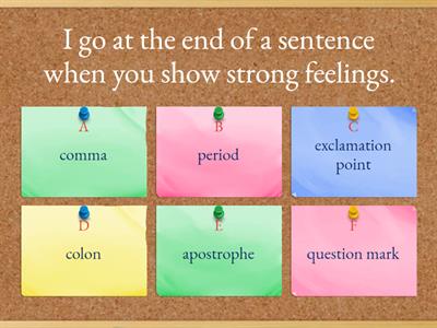 GUESS THAT PUNCTUATION MARK