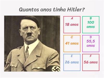 Quiz da Segunda Guerra Mundial.