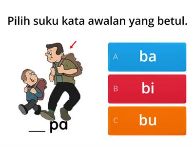 Suku Kata Awalan (b,k,s)