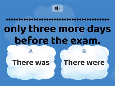 There was/There were