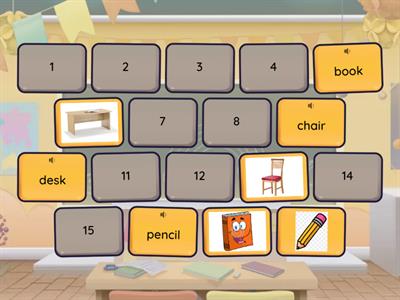 CLASSROOM OBJECTS Memory