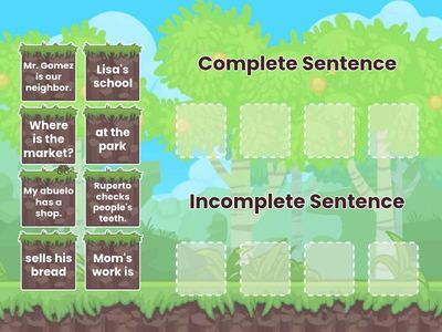 Complete or Incomplete Sentence p.2