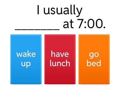 Daily routine