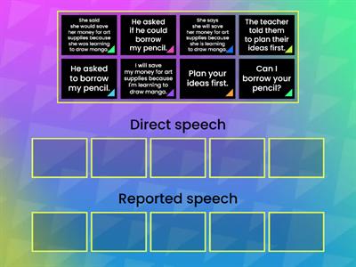 Reported speech