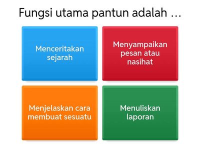 Fungsi pantun