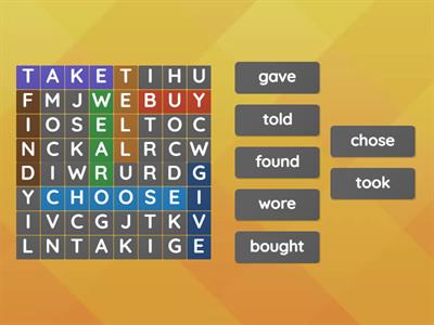  Irregular verbs unit 8