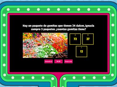 Problemas de multiplicacion y division 4 basico