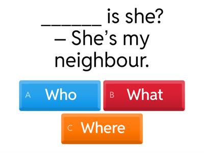 Who, what, where, how many