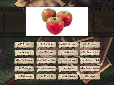 Wortschatz Obst MEc01