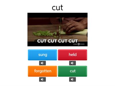 Irregular verbs (past simple)