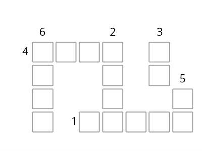 CRUCIVERBA 3 ELEMENTARE