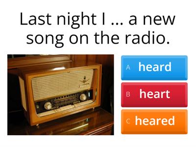 Irregular verbs practice