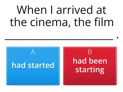 Past Perfect Simple vs Past Perfect Continuous