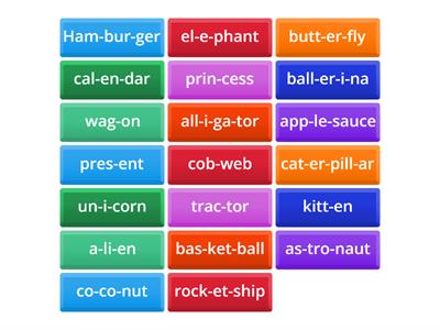  Syllable Blending