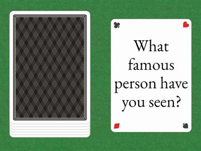 Present Perfect Discussion Questions