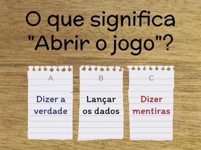 Expressões Idiomáticas