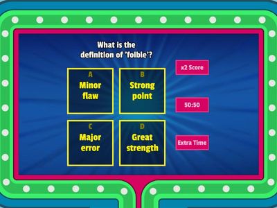 8th - Wordmasters Challenge Vocabulary Quiz