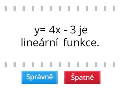 Lineární funkce 