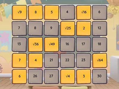 Perfect Squares (roots)