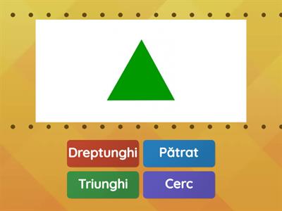 Forme geometrice- asociere formă și culoare
