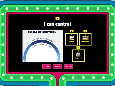 Circle of control!