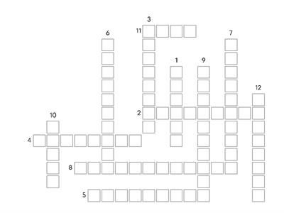 Genetic Vocabulary Crossword 