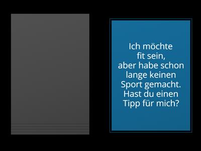 Menschen A2 Lektion 7 Ratschläge geben 