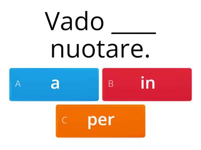 p1, unità 2 (preposizioni, verbi irregolari)