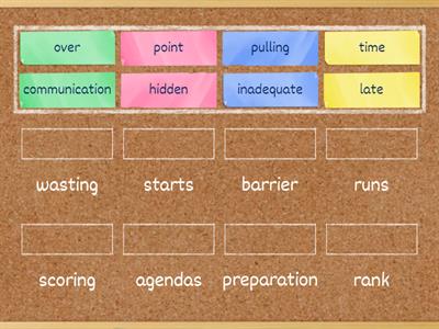 Common problems in meetings - In company Upper-Intermediate - Unit 6