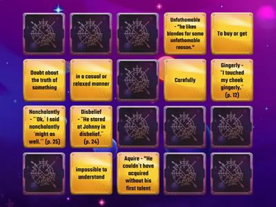 Outsiders - Vocabulary (in context)