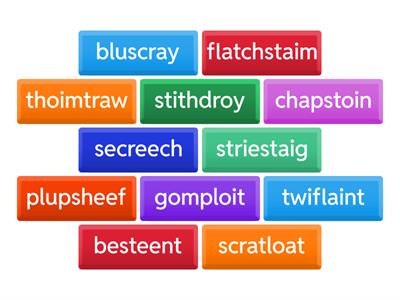 13.2 Set  Pseudo Words