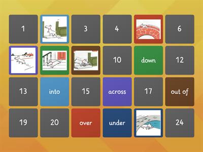 EC B4 M2 11A Prepositions of Movement - Matching Pairs