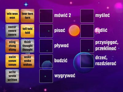 czasowniki nieregularne