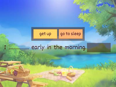 Daily routine grade 4.